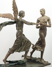 Ange de la vigne (bronze, 2.50m)
